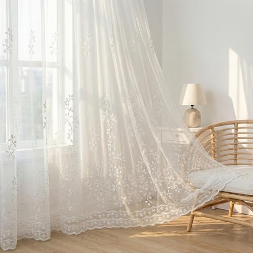 レースカーテン 花柄 刺繍」の人気商品一覧 | 安い商品を通販サイト