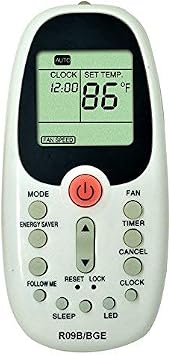 Replacement Compatible for Arctic King Window Air Conditioner Remote Control R09B/BGE