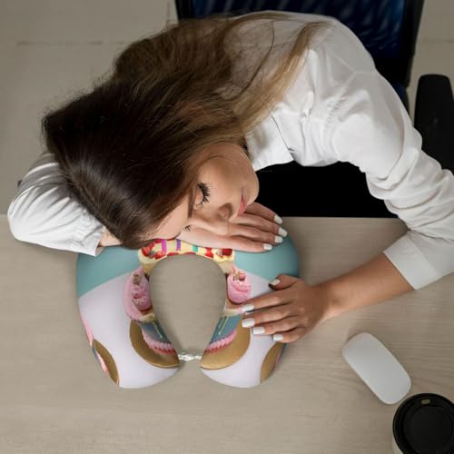 Almohada poliéster cervical para viaje tamaño único miniatura 7