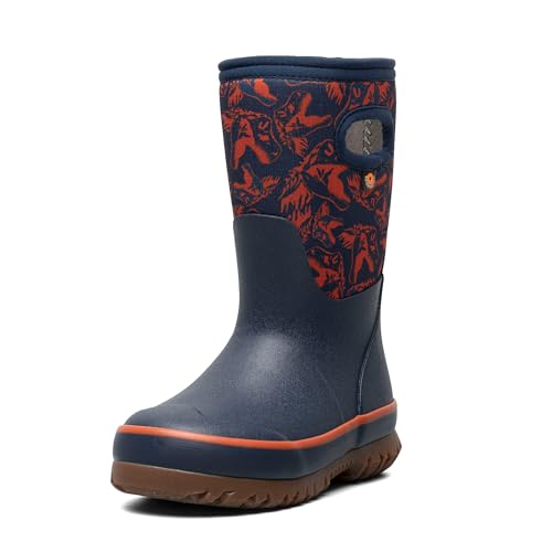 BOGS Grasp LbY hCu[c ? ~AADɒfMAȒPȃvInht cAj̎qA̎qASVی, Cool Dino Navy Multi, 3 Little Kid
