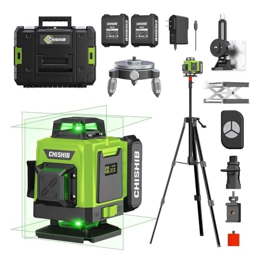 Advanced 4D Green Laser Leveling Kit