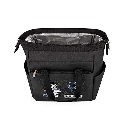 Image of PICNIC TIME NFL Mickey Mouse On The Go Lunch Bag - Soft Cooler Lunch Box - Insulated Lunch Bag, (Black)