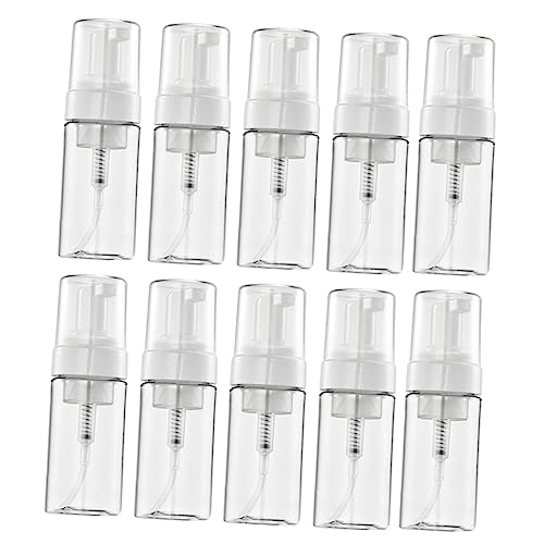 ULTECHNOVO 10Piezas Vacías Recargables Transparentes para Cosméticos Uso Diario para Champú y Loción Portátil