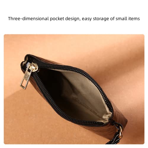 Akuihizo Mini Coin Purse Pouch Change Purse Coin Bag With Wrist Strap Card Holder For Men Women (Black) #TOP3