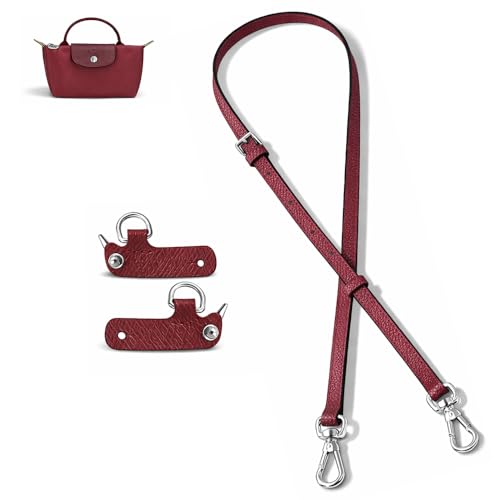 Image of Chispee Leather Shoulder Strap Replacement Set, Adjustable Purse Strap Extender for Crossbody Bag Conversion