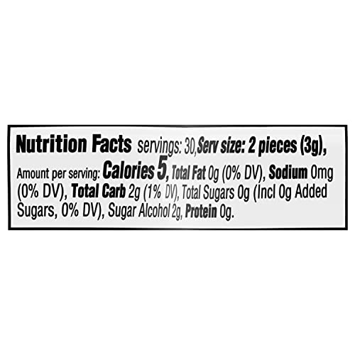 Image of Trident White Spearmint Sugar Free Gum, 4 Bottles of 60 Pieces (240 Total Pieces)