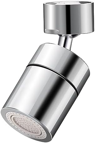Kitchen Faucet Spray Head 360° Rotatable Spout FM22 M24 Kitchen Sink Faucet 3 Position Attachment Spray Replacement Faucet Aerator Faucet Adapter Accessories G1/2