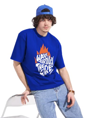 Image of LEOTUDE Men's Cotton Regular Fit T-Shirt