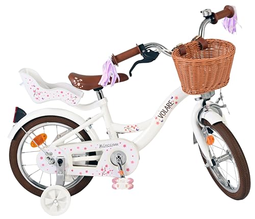 Volare Blossom 14 White vélo idéal pour les promenades en famille au parc
