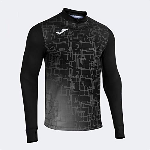 Sweat à capuche Joma Elite VIII noir fini les vêtements de sport usés