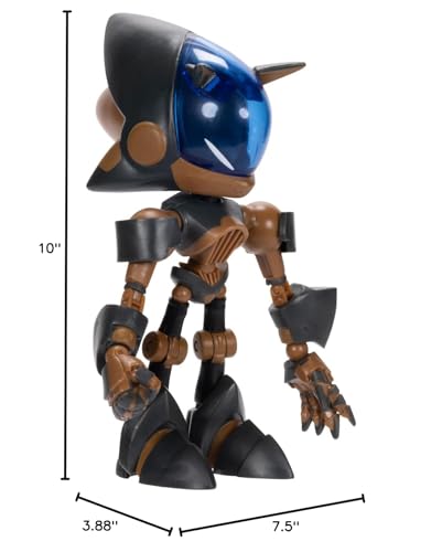 Sonic Prime 5-inch Sonic Trooper - The Grim Action Figure 13 Points of Articulations. Ages 3+ (Officially Licensed by Sega and Netflix)