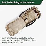 Halfday Roamer All-in-One Travel Backpack | 15” Laptop Compartment, Built-In Shoe/Laundry Pouch, Magnetic Sternum Strap, Padded Shoulder Support | Weekend & Business Trip Carry-On Bag, Olive - Image 3