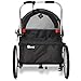 Wike Premium Double Children's Bicycle Trailer - includes Stroller Jogger Kits - accommodates up to 2 children 52in tall/100lbs, includes safety seat padding, 2 bike hitches, rear reflectors & screens
