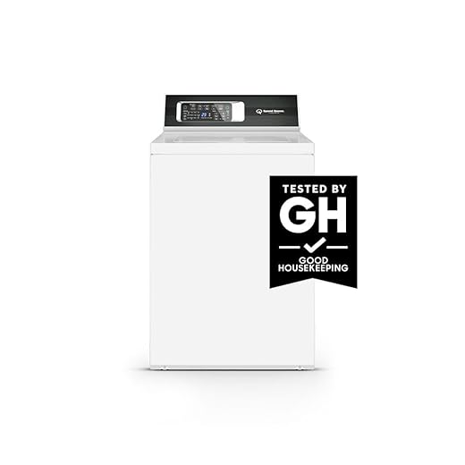 Speed Queen TR7003WN 26" Top Load Washer with 3.2 cu. ft. Capacity, 840 RPM Max Spin Speed, Digital Controls, Stainless Steel Tub, in White (8 Wash Cycles)