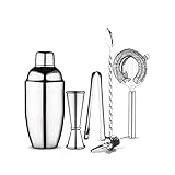 2. El conjunto de la barra de la barra de la mezcla de cócteles, tiene un atractivo y elegante acabado espejo pulido y se llena cuidadosamente, lo que lo convierte en un regalo perfecto para la boda, Cumpleaños, Doblewarming, Acción de Gracias, San Valentín, Navidad, Y MÁS
