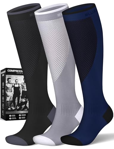 Image of Compression Socks for Women and Men(3 Pairs)15-20mmHg - Best Circulation Support Socks