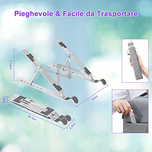 Skaaisont Supporto PC Portatile Laptop Stand 7