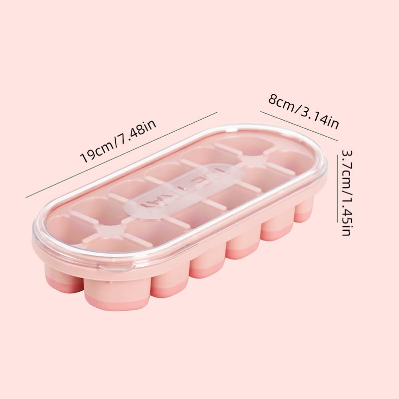 Amazon｜製氷皿 12個取り シリコン 製氷器 蓋付き 取り出しやすい 四角