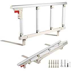 Protectores Camas Ancianos Hlieeosfcn Barandilla Plegable Lateral para Cama Adulto, Dispositivos Asistencia Médica Discapacitados,Barra Seguridad, Anticaída Cama Hospital Cabecera Barandillas de Aluminio