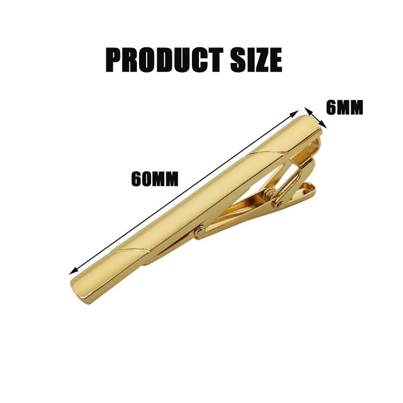 Mens Tie Clip Stainless Steel Metal Simple Necktie Tie Bar Clasp Clip Clamp Pins Sliver Color Minimalist for Men Business Party Wedding Anniversary and Daily Life4