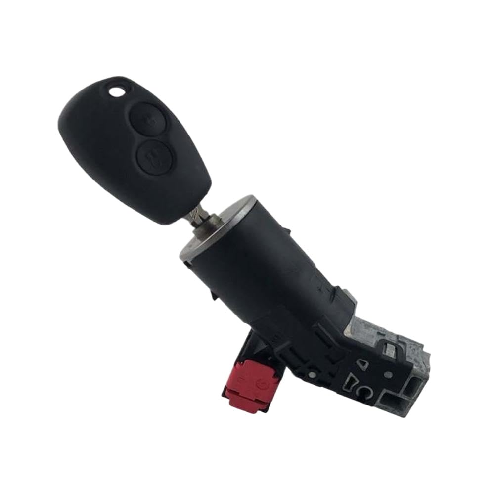 Steering Lock Cylinder Switch with Door Lock Barrel and Ignition Lock Assembly Compatible with Logan, 806015249R