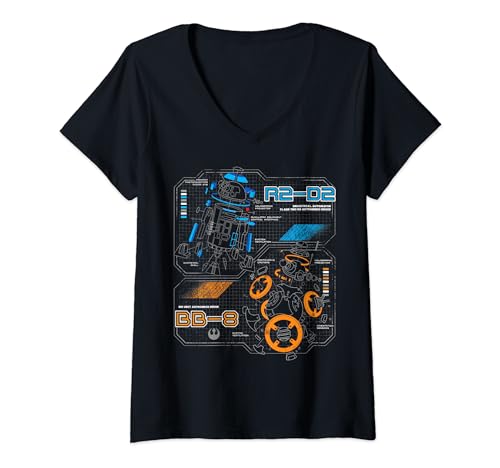 T-shirt Star Wars femme R2-D2 BB-8 : le cadeau idéal pour les fans de science-fiction