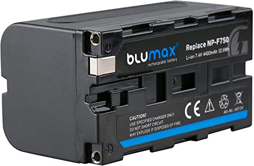 Batería NP-F570 Blumax para sustituir celdas agotadas en monitores Blackmagic