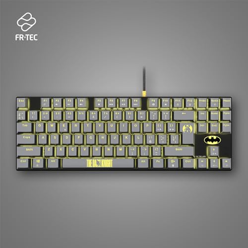 Image of FRTEC - TKL Wired Mechanical Gaming Keyboard, Batman PC Gaming Accessories Official License (Batman Keyboard)