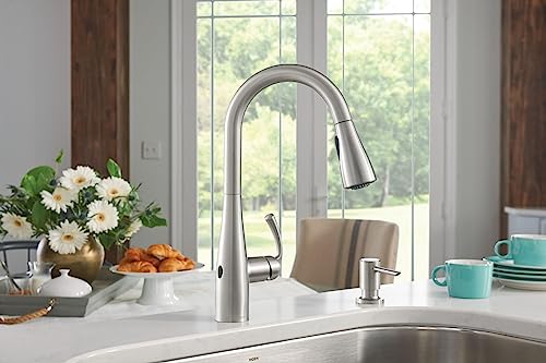 Moen 87014EWSRS Essie Spot Resist Stainless Touchless One-Handle Kitchen Faucet, Motion Activated Pull Down Kitchen Sink Faucet thumb #7
