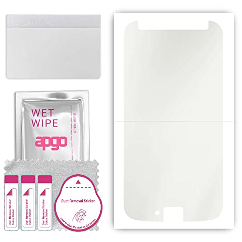 apgo Protector de pantalla de hidrogel MATTE para Motorola Moto X4, Película de hidrogel, con capa de posicionamiento de fácil instalación.