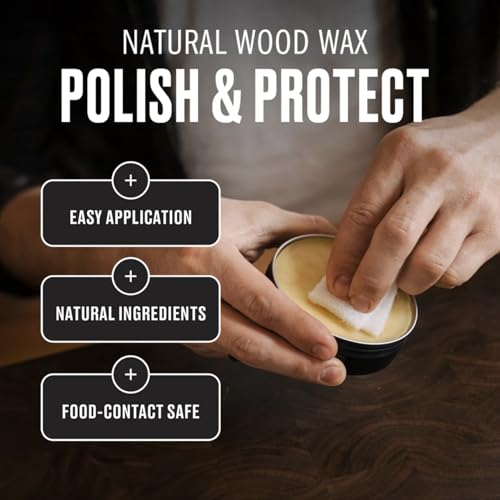 Image of WALRUS OIL - Cutting Board Oil and Wood Wax Set. For Cutting Boards, Butcher Blocks, Wooden Spoons, and Bowls. 100% Food-Safe. (Pack of 2)