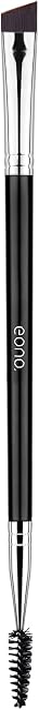 Amazon Brand - Eono Eyebrow Brush & Mascara Brush Double End Premium Synthetic Fibres Brush for Blending of Brow Powders Shaping Brows