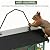 Bird Feeders for Outdoors Hanging, Metal Bird Feeder with Double Suet Cage Weatherproof Metal Roof, 3.5Lbs Large Capacity Great for Attracting Finch Cardinal Chickadee Wild Birds, Branch Green