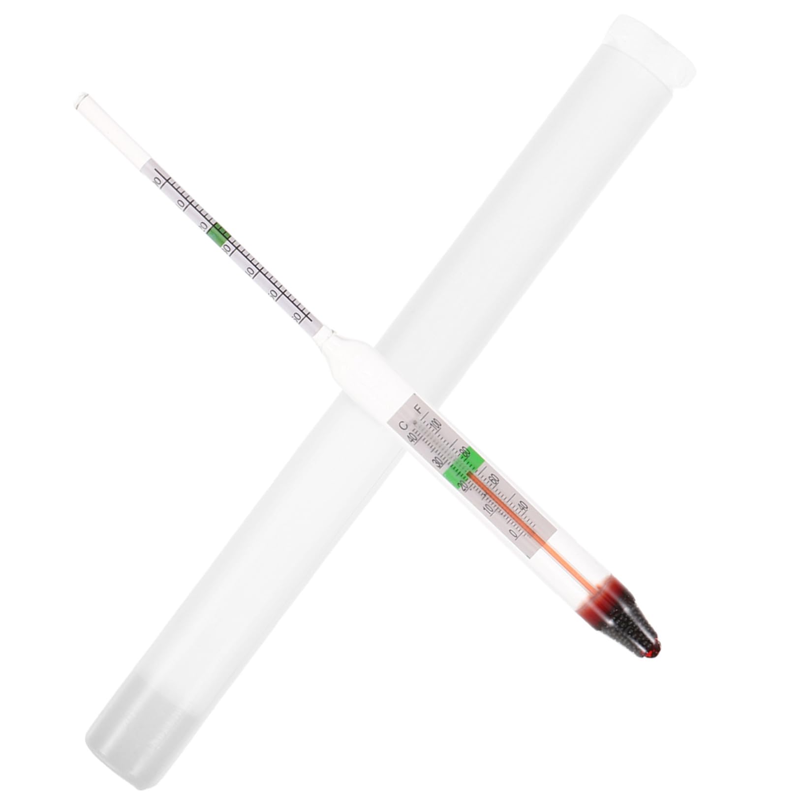 Supvox 10 Sätze Salzgehaltmesser für Meerwasser Aqua Hydrometer Tank Dichte Messgerät Meersalz groß Meerwasserqualitätstester Aräometer aus Glas Werkzeug zum Testen von Meerwasser Plastik