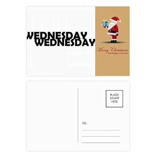 Cartes postales Père Noël (lot de 20) pour rompre l'isolement des grands-parents le mercredi