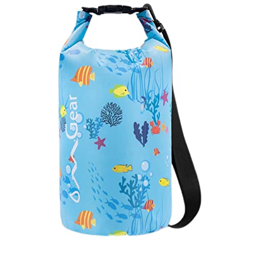 Image of OMGear Waterproof Dry Bag Backpack Phone Pouch 40L /30L /20L /10L /5L Floating Dry Sack for Kayaking Boating Outdoors Activities