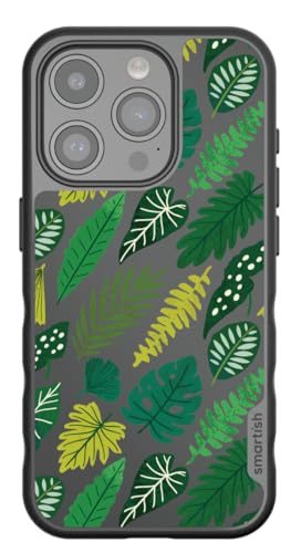 Image of Smartish - Leaf Me Alone - iPhone 15 Pro MagSafe Case - Gripmunk [Lightweight + Protective] Thin Cover - Fits iPhone 15 Pro