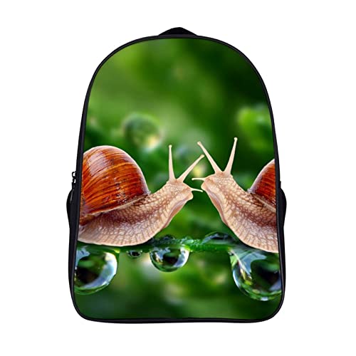 Sac à dos de voyage scolaire motif escargot pour weekend