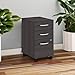 Bush Business Furniture Studio C 3 Drawer Mobile File Cabinet-Assembled, Rolling Document Storage for Home or Professional Office, 16W, Storm Gray
