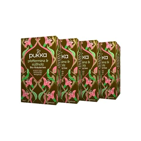 Pukka Bio-Tee Pfefferminz & Süßholz 80 Teebeutel Cover