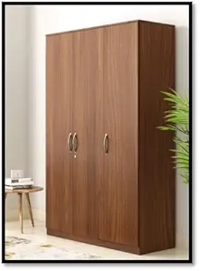 COSTAWOOD Teakwood Durable Wardrobe for Bedroom | Living Room (Colour Available: Highland Pine/Laurel Oak Light/Laurel Oak Dark, 45 X 112.5 X 183 Cms)