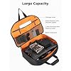 KEMIMOTO Upgraded Rear Turnk Liner 40L with Upgraded Strap Luggage Bag Compatible with Touring CVO Trike 1993-2025 Models for Street Glide Road Glide Road King Black