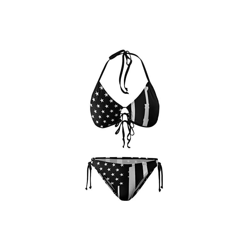 Women-Two-Piece-Swimsuit-Gun-Design-American-Flag-Swimwear-Halter-String-Sexy-Triangle-Bikini-Sets-Swimsuit-Bathing-Suits-Black-and-WhiteM Women-Two-Piece-Swimsuit-Gun-Design-American-Flag-Swimwear-Halter-String-Sexy-Triangle-Bikini-Sets-Swimsuit-Bathing-Suits-Black-and-WhiteM