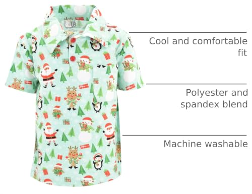 Image of Unique Baby Short Sleeve Collared Boys Polo Shirt, Toddler Kids Polo Shirts
