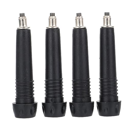 Toyvian 4Piezas Bastones De Trekking Tungsteno De Accesorios Resistentes para Senderismo Protector para Terreno Accidental y Pavimento Rígido