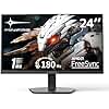 Minifire Gaming Monitor 24 Zoll, 180 Hz, 1ms, FreeSync, Full HD(1920 x 1080), Rahmenlos Bildschirm, Einstellbar, 300Nits, sRGB 110%, HDMI 1.4&DP 1.2-(MFG24F4L HDMI-Kabel im Lieferumfang enthalten