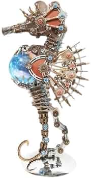 ビルディングブロック スチームパンク タツノオトシゴ 金属模型プラモデル Amazon.co.jp: ビルディングブロック スチームパンク