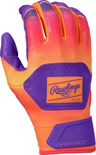 Image of Rawlings | Workhorse Baseball Batting Gloves | Adult Sizes | Multiple Colors
