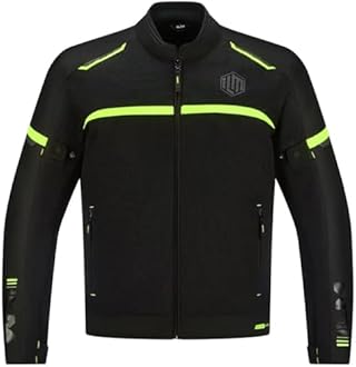 ILM Motorcycle Riding Jacket with Mesh CE Armor and Detachable Thermal Liner Dual Sport All Season for Men Model JAM1