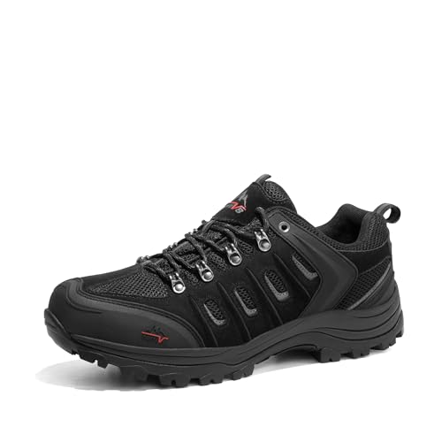 Men's Waterproof Leather Hiking Shoes for Outdoor Activities